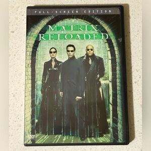 The Matrix Reloaded DVD 2003 2-Disc Set Full Screen ~ Keanu Reeves